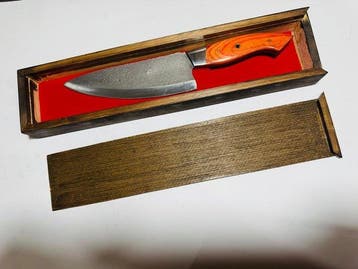 Hekito - Keukenmes - Santoku - Exclusieve vintage keukenmes