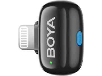 BOYA MINI 15 - Draadloze Microfoon - 2TX + 1RX - Zwart, Verzenden, Nieuw