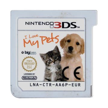 3DS I Love My Pets, Spelcomputers en Games, Verzenden, Zo goed als nieuw