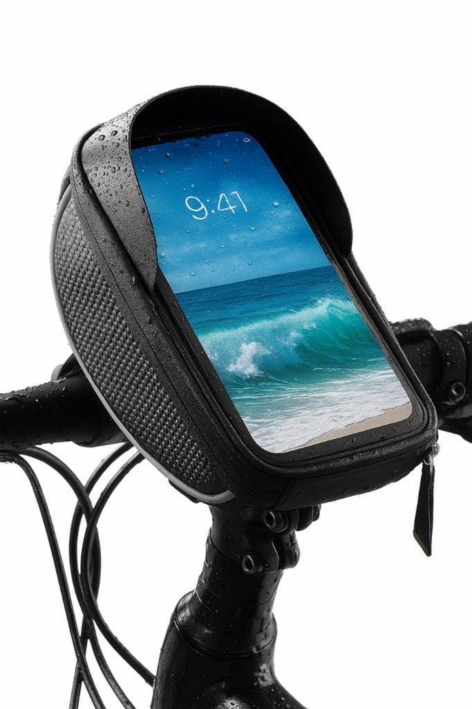 Telefoonhouder fiets – Waterdichte stuurtas met, Telecommunicatie, Telefoonhouders, Ophalen of Verzenden