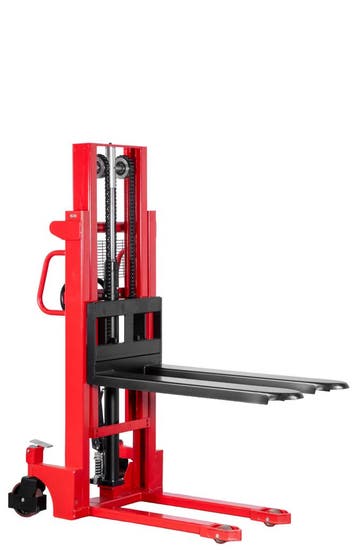 Handmatige stapelaar snelle hef 1000 kg 2000 mm met dubbele, Ophalen of Verzenden, Nieuw