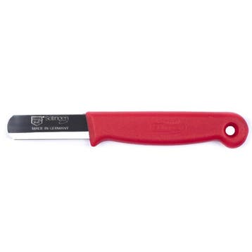 Solingen Bandstaal Mes – HACCP – Rood – RVS Lemmet 40, Ophalen of Verzenden, Nieuw, Rvs of Chroom