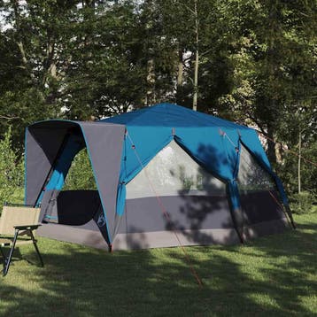 vidaXL Cabine Tent 7-Persoons 7-persoons Blauw, Verzenden, Nieuw, Tot en met 2
