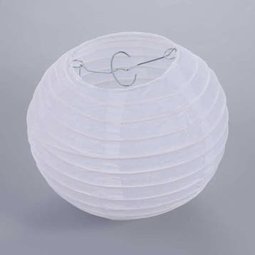 Witte Ronde Papieren Lampion - Chinese Sfeer voor Feest & Fe, Verzenden, Nieuw