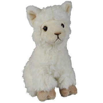 Pluche lama knuffel - 18 cm - zacht knuffeldier, Verzenden, Nieuw
