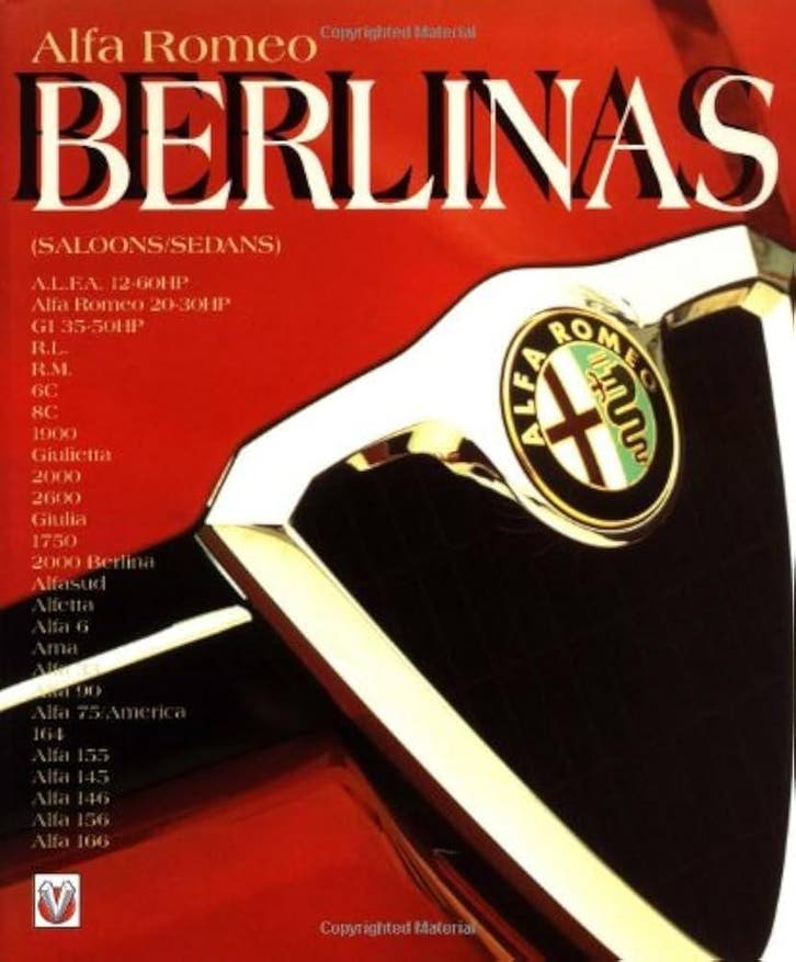 Alfa Romeo Berlinas, Boeken, Auto's | Boeken, Algemeen, Zo goed als nieuw, Verzenden