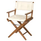 ARC Regisseursstoel Teak Geolied Cream Deluxe, Watersport en Boten, Ophalen of Verzenden, Nieuw