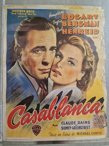 Various - Lot of 6 - Vintage German posters - Casablanca,, Verzamelen, Nieuw