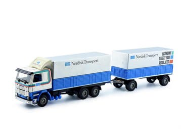 Schaal 1:50 Tekno 850808 Zweden 1985 Nordisk  Motorwagen-..., Hobby en Vrije tijd, Ophalen of Verzenden, Gebruikt, Tekno