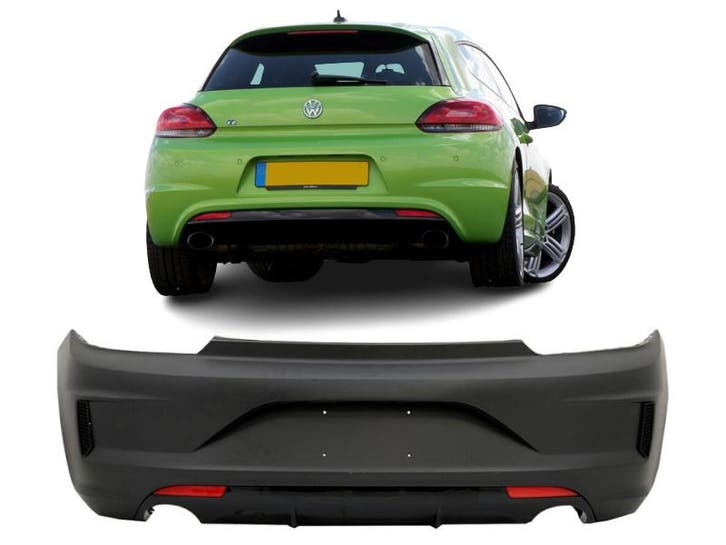 Achterbumper | Volkswagen | Scirocco 2014-2017 3d coupé | R-, Auto-onderdelen, Carrosserie en Plaatwerk, Nieuw, Volkswagen, Verzenden