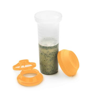 Tupperware Quick Shake 750 ml GeelOranjeTransparant, Ophalen of Verzenden, Nieuw