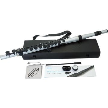NUVO SF300FSV Student Flute 2.0 – C-stemming, 255 g, zilver,, Muziek en Instrumenten, Ophalen of Verzenden, Nieuw