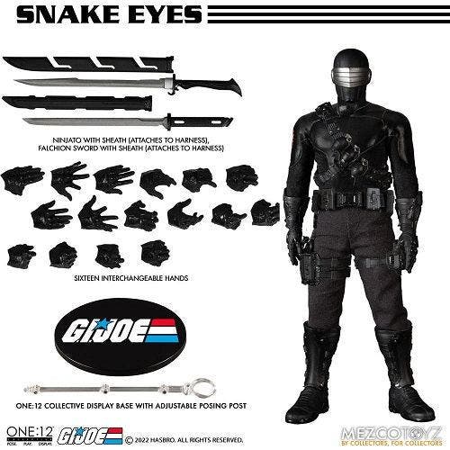 Mezco - One:12 Collective - G.I. Joe - Snake Eyes (Deluxe, Verzamelen, Poppetjes en Figuurtjes, Verzenden