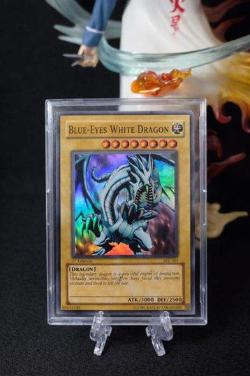 Konami - 1 Card - Yu-Gi-Oh! - Blue-Eyes White Dragon First, Nieuw