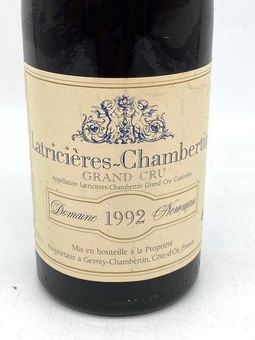 1992 Domaine Newman - Latricières-Chambertin Grand Cru - 1, Verzamelen, Wijnen, Nieuw
