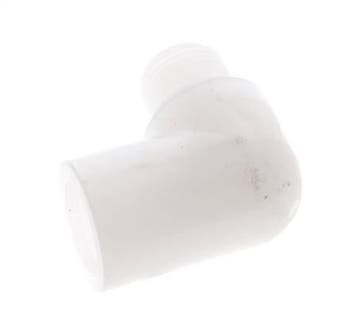 90° L-Koppeling G3/8 Buitendraad X Binnendraad PVDF 10bar, Verzenden, Nieuw