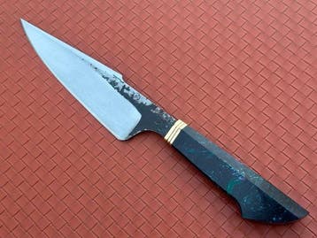 Custom Hand-Forged Premium Chefs Knife - Tafelmes - Staal,