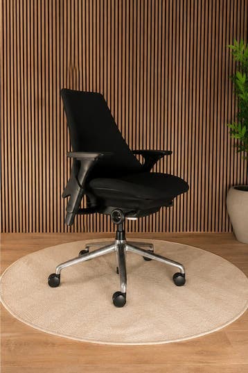 Refurbished Zwarte Herman Miller Stoel - Als Nieuw, Verzenden, Zwart, Zo goed als nieuw, Bureaustoel