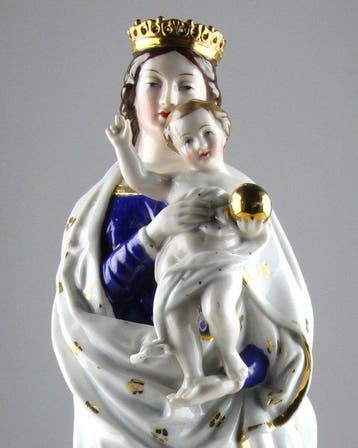 Sutherland & Sons - Beeldje - Madonna met kind - Porselein