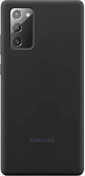 Samsung Silicone Hoesje - Samsung Galaxy Note 20 - Zwart, Ophalen of Verzenden, Nieuw