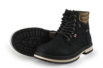Dockers By Gerli Veterboots in maat 43 Zwart, Kleding | Heren, Verzenden, Dockers By Gerli, Zwart, Boots