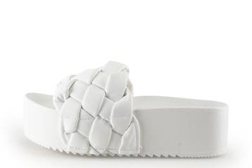 Colors of California Sleehakken in maat 36 Wit, Verzenden, Wit, Zo goed als nieuw, Schoenen met hoge hakken