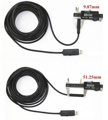 5 meter HD USB endoscoop Ø 10 mm met LED, Ophalen of Verzenden, Nieuw