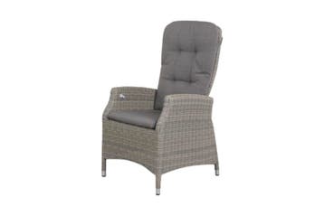 VDG Memphis verstelbare wicker tuinstoel - Naturel, Tuin en Terras, Tuinstoelen, Verzenden, Nieuw, Overige materialen