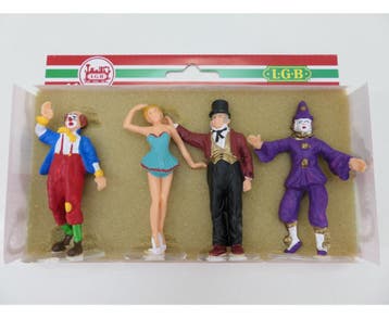 LGB 52410 Circusfiguren NEW OLD STOCK (1:22,5, Scenery), Ophalen of Verzenden, Nieuw