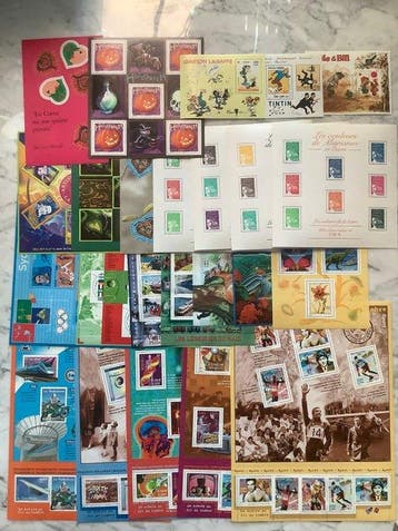 Frankrijk 2000/2002 - Blokken en velletjes nr. 27 tot 49 -, Gestempeld