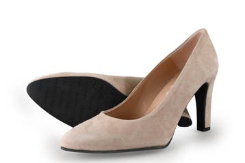 Linea Zeta Pumps in maat 39 Beige, Pumps, Verzenden, Beige, Zo goed als nieuw