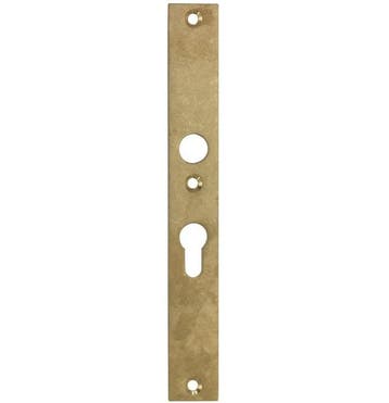 SKG3 rechthoekig smal schild PC92 binnen messing antiek, Verzenden, Nieuw