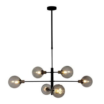 2dekans | Hanglamp Steinhauer Constellation - Zwart, Ophalen of Verzenden, Zo goed als nieuw