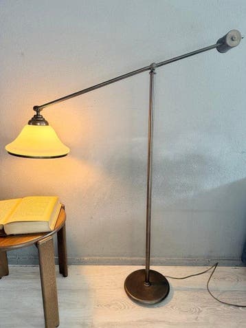 kaiser Leuchten - Staande lamp - Messing, Glas - Chique