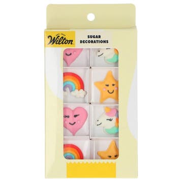 Wilton Suikerdecoratie Unicorn 8st., Verzenden, Nieuw