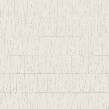 Profhome 395062-GU Grafisch behang geometrisch glanzend wit, Verzenden