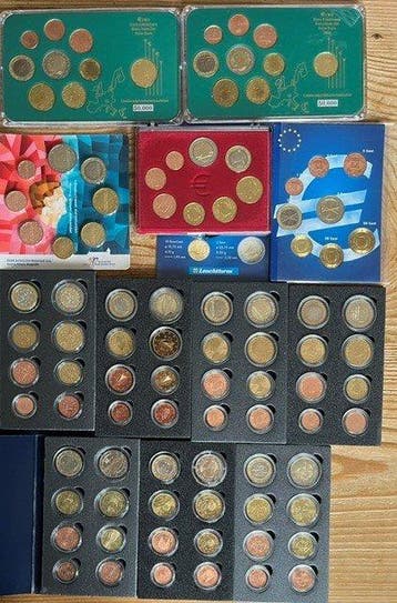 Europa. Series 1 Cent - 2 Euro Various Years (11 sets)