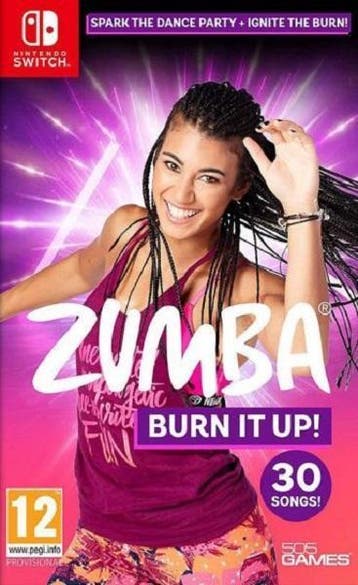 Zumba Burn it up! Switch Garantie & morgen in huis!, 3 spelers of meer, Ophalen of Verzenden, Zo goed als nieuw, Vanaf 12 jaar