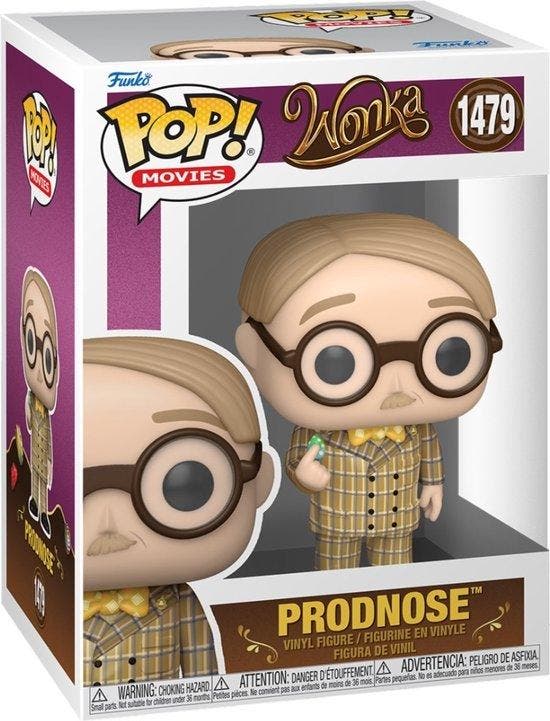 Funko Pop #1479 Wonka - Prodnose - Funko Pop #1479, Kinderen en Baby's, Speelgoed | Overig, Verzenden
