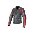 Alpinestars Stella Dyno Leren Jas Zwart Haute Rood, Motoren, Nieuw met kaartje, Verzenden, Jas | leer, Alpinestars