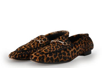 Manfield Loafers in maat 39 Panter, Overige kleuren, Verzenden, Overige typen, Zo goed als nieuw