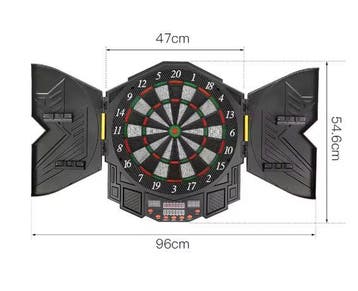 Elektrisch Dartbord met 12 Darts LED Display 27 Spellen, Verzenden, Nieuw