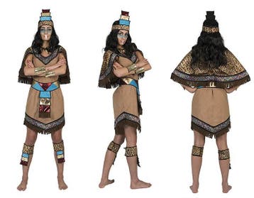 Azteken kostuum vrouw, Kleding | Dames, Ophalen of Verzenden, Nieuw