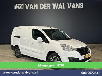 Peugeot Partner | 1.6 HDi 90pk **MARGE, GEEN BTW** L2H1, Auto's, Euro 5, Gebruikt, Wit, Dealer onderhouden