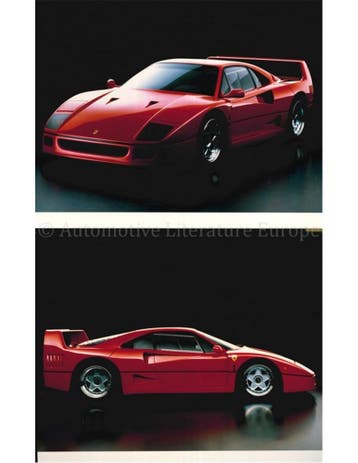 1988 FERRARI F40 PERSMAP ENGELS 477/87, Nieuw, Ferrari, Author