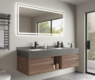 Badkamermeubel Vonato Liora 150 Hout decor, Nieuw