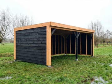 Veiling - Schuilstal geïmpregneerd Douglas 400x400x265cm