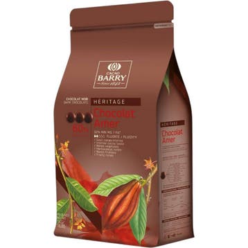 Callebaut Chocolade Callets Puur Chocolat Amer (60%) 5kg, Verzenden, Nieuw