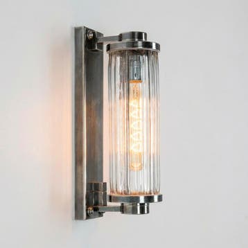 Muurlamp Porter Outdoor Antiek Zilver Buitenverlichting, Verzenden, Nieuw