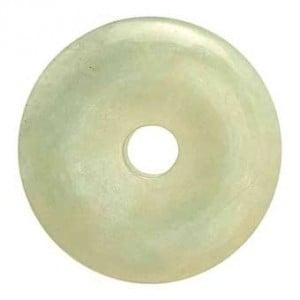 Edelsteen kraal Donut hanger Bedel  50mm Aventurijn (Bedels), Ophalen of Verzenden, Nieuw, Kraal